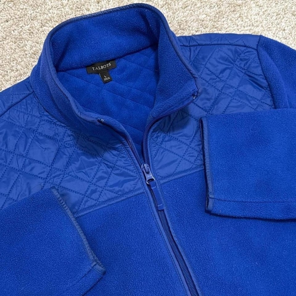 Quilted Fleece Jacket |‎ Royal Blue | L